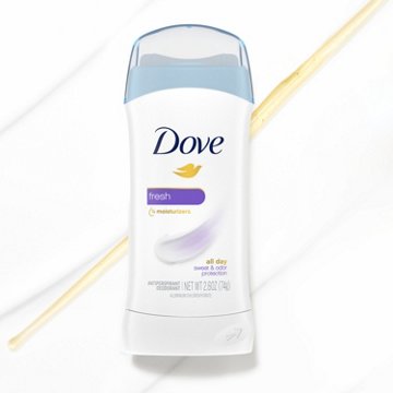 Dove Invisible Solid Antiperspirant Deodorant - Fresh, 2.6 oz