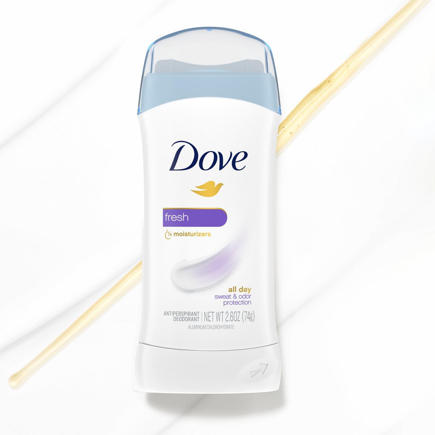 Dove Invisible Solid Fresh Antiperspirant Deodorant Stick; image 4 of 5