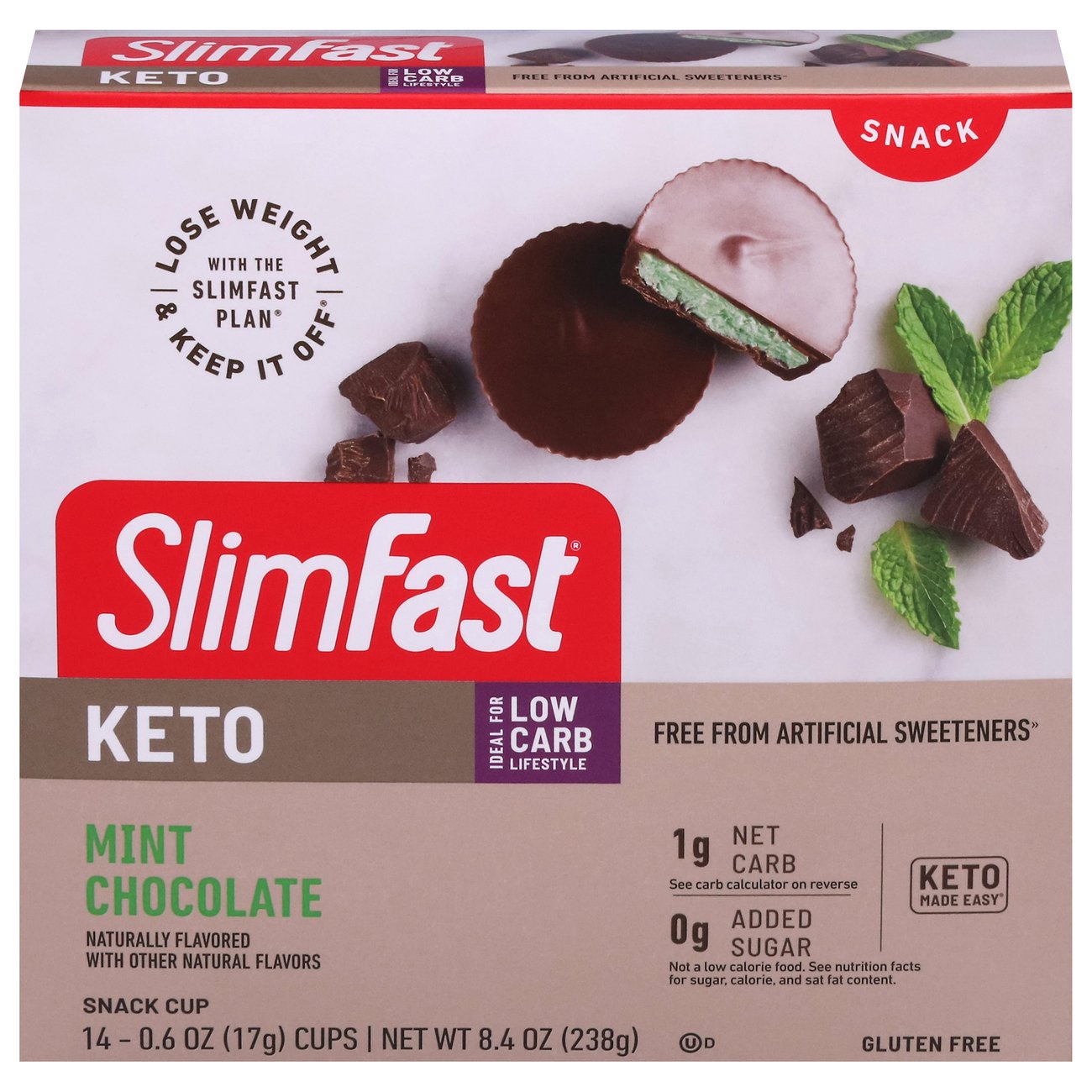 Slimfast Keto Fat Bomb Chocolate Mint Cup - Shop Diet & Fitness At H-E-B