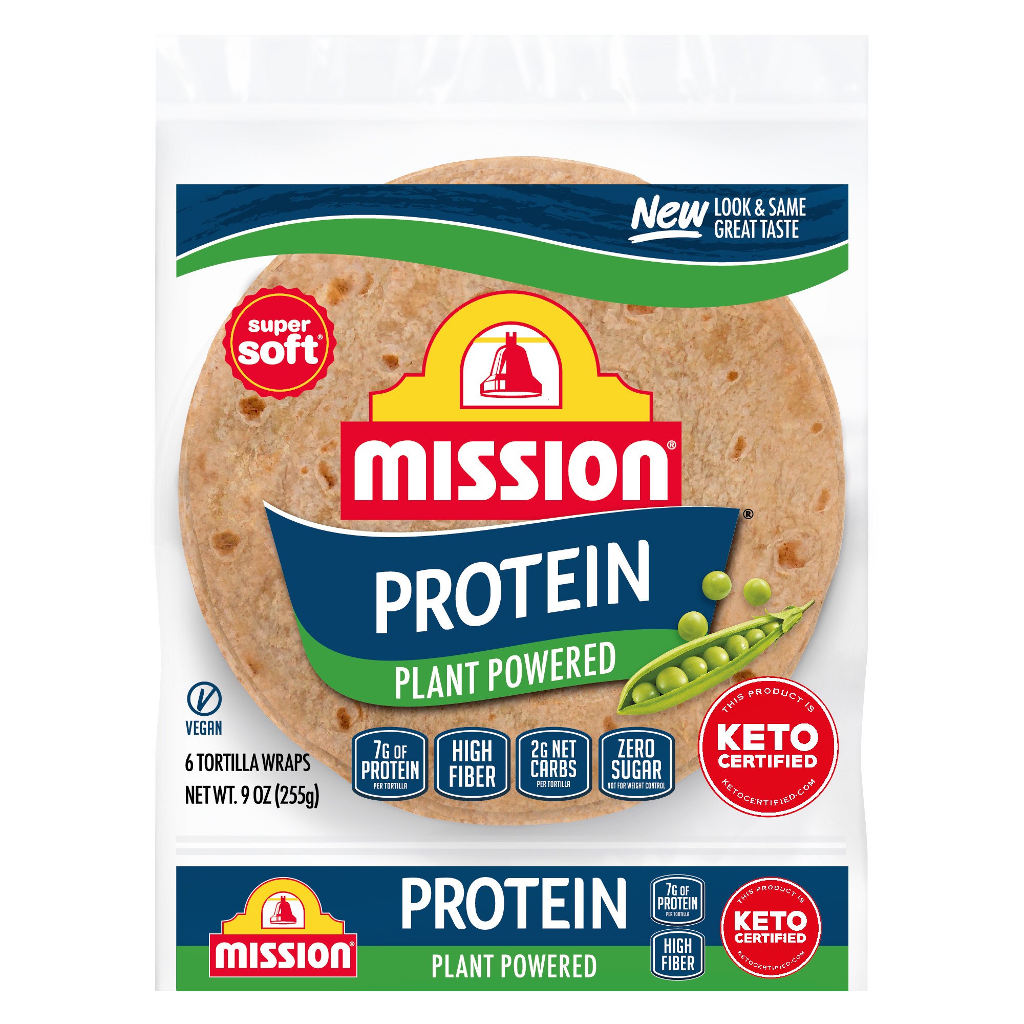 Mission Protein Plant Powered Tortilla Wraps Shop Tortillas at HEB