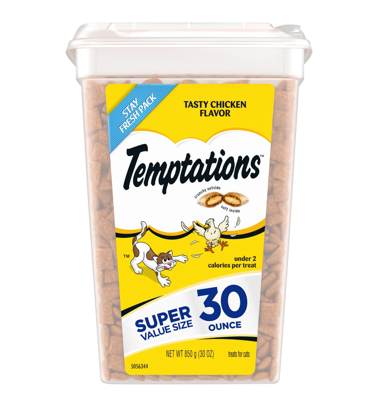 Temptations Classic Crunchy and Soft Cat Treats Tasty Chicken Flavor; image 1 of 5