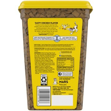 Temptations Classic Crunchy and Soft Cat Treats - Tasty Chicken Flavor, 30 oz