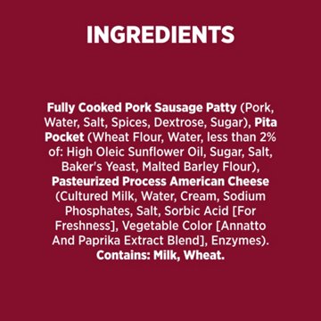 Sandwich Bros. Sausage & Cheese Frozen Breakfast Sandwiches, 6 ct