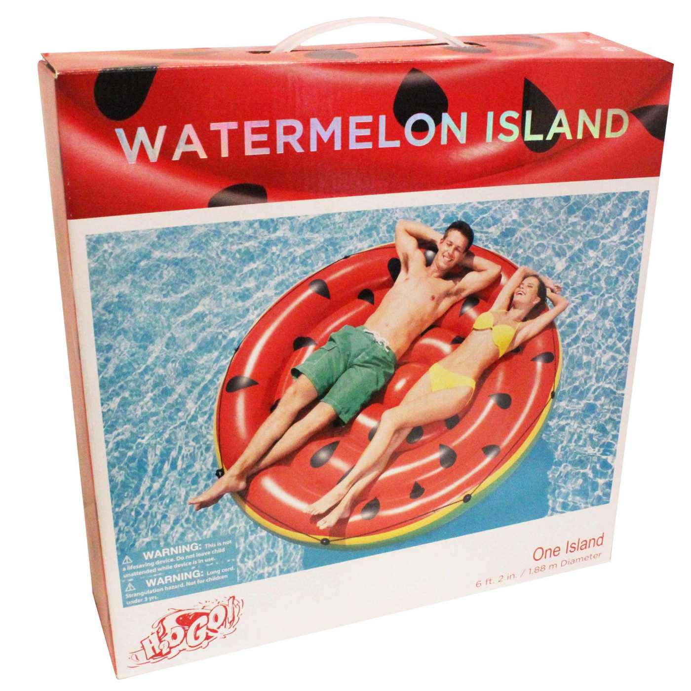 H2O Go! Inflatable Watermelon Island; image 1 of 3