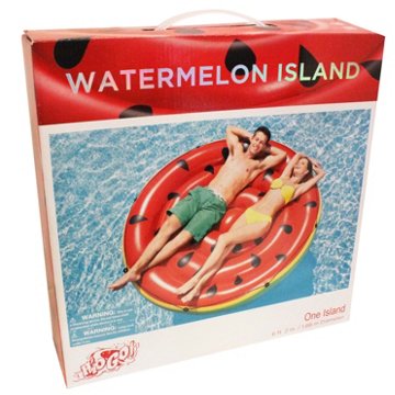 H2OGO! Inflatable Watermelon Island, 74"