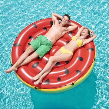 H2OGO! Inflatable Watermelon Island, 74"