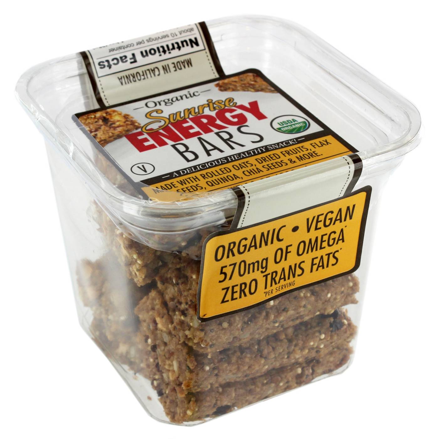 El Camino Real Bakery Organic Sunrise Energy Bar; image 1 of 2