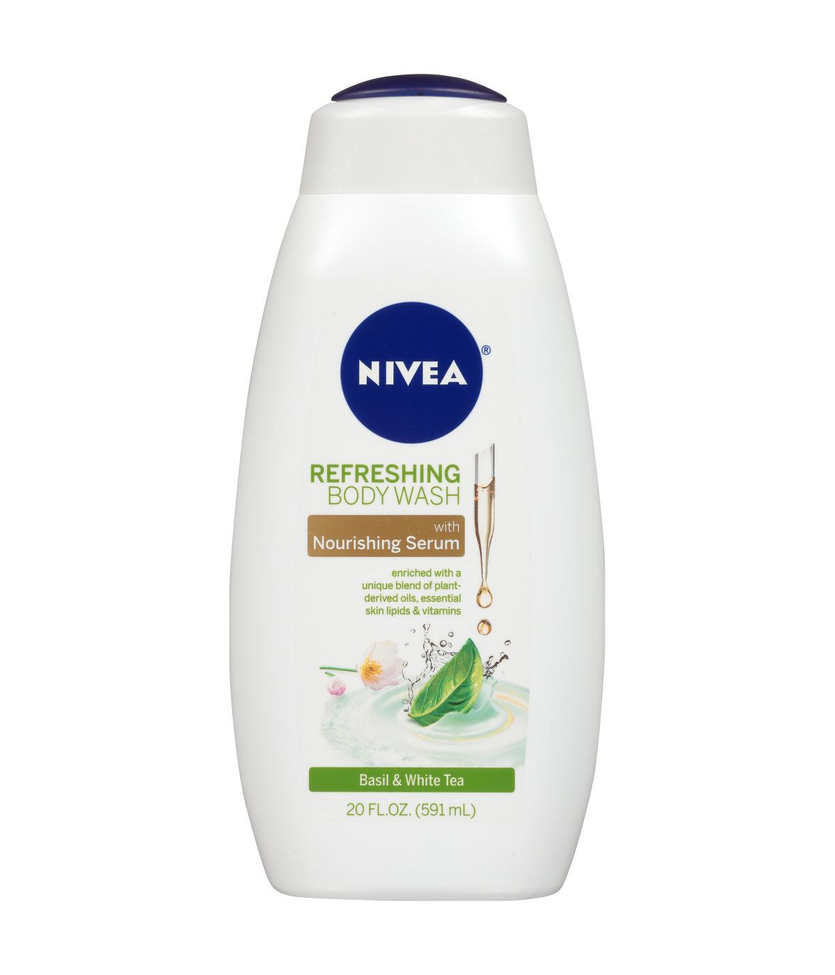 NIVEA Refreshing Body Wash - Basil & White Tea; image 1 of 4