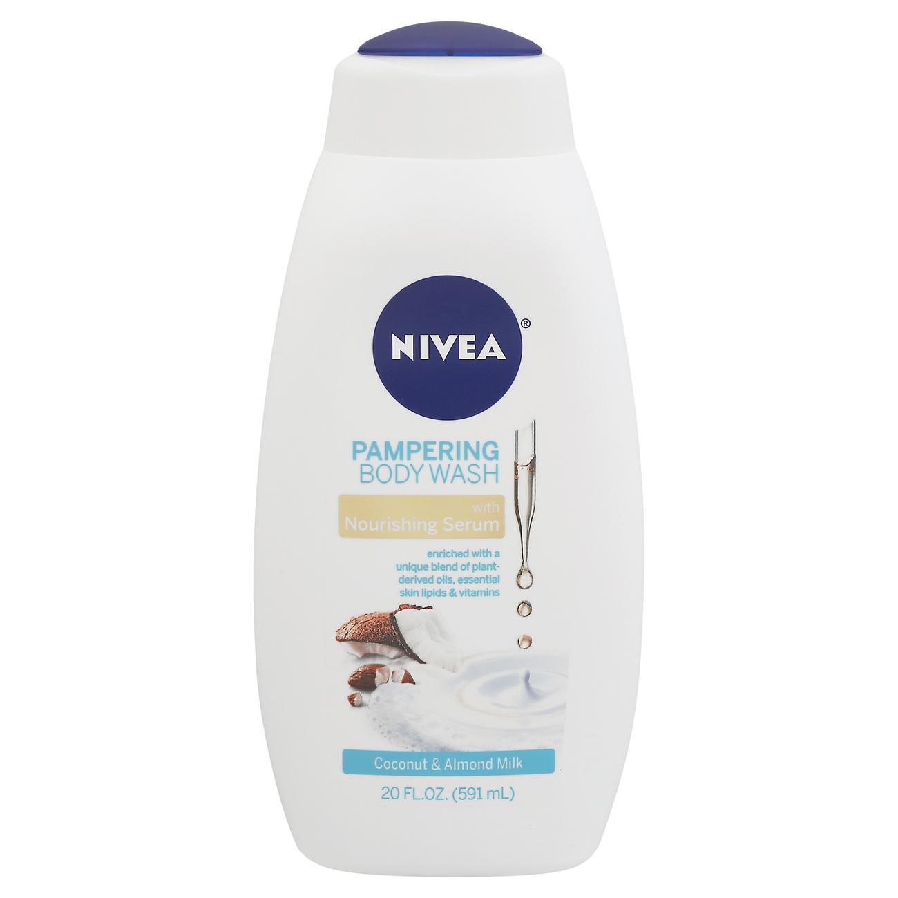 Narabar drivende glide NIVEA Pampering Coconut and Almond Milk Body Wash with Nourishing Serum  Bottle - Shop Body Wash at H-E-B