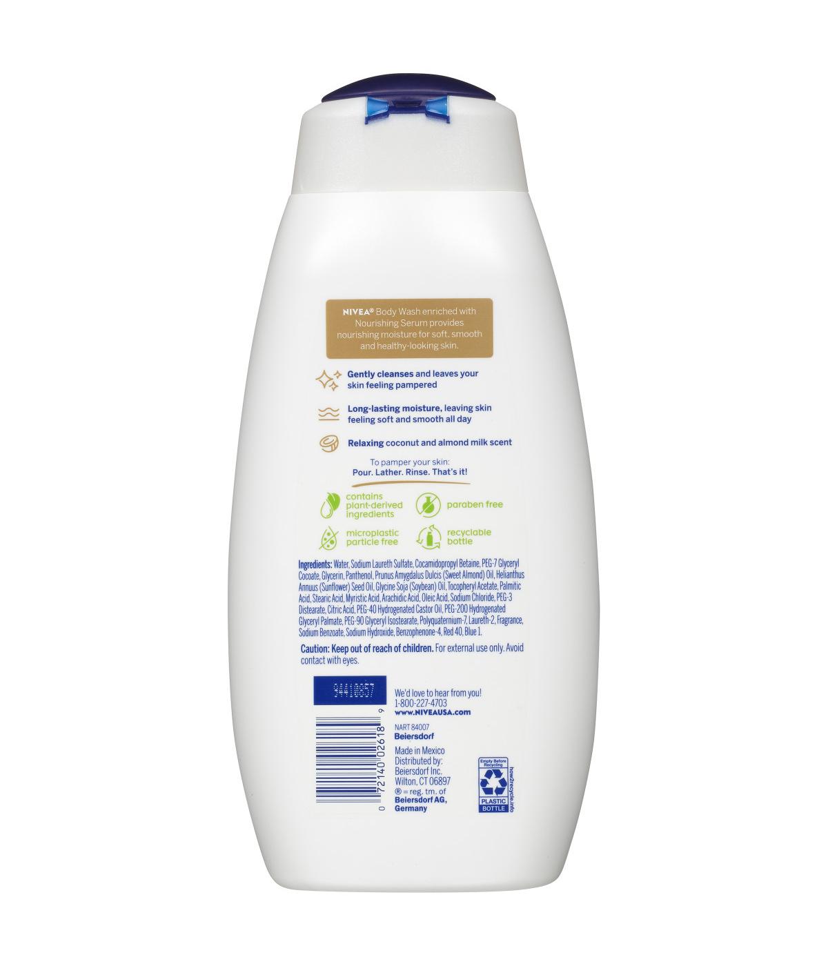 NIVEA Pampering Body Wash - Coconut & Almond Milk; image 3 of 4