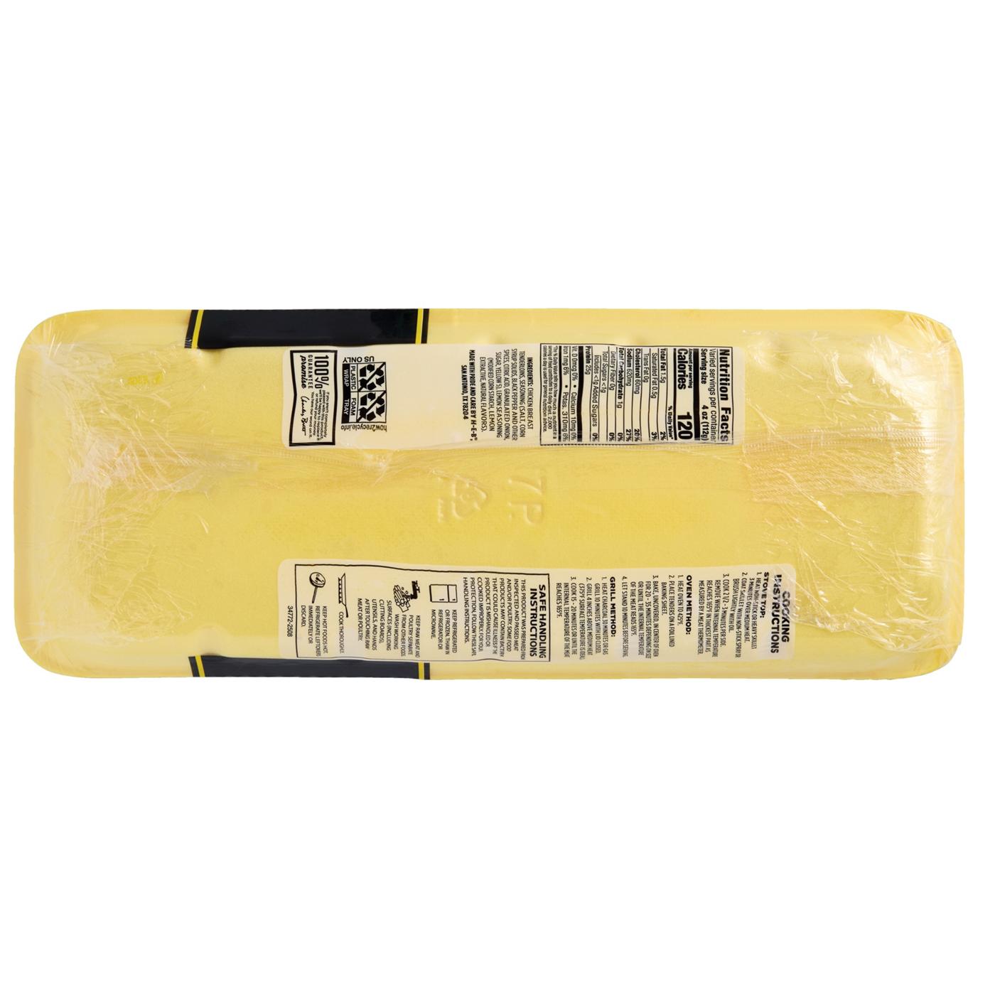 H-E-B Simply Seasoned Lemon Pepper Chicken Tenderloins; image 2 of 2