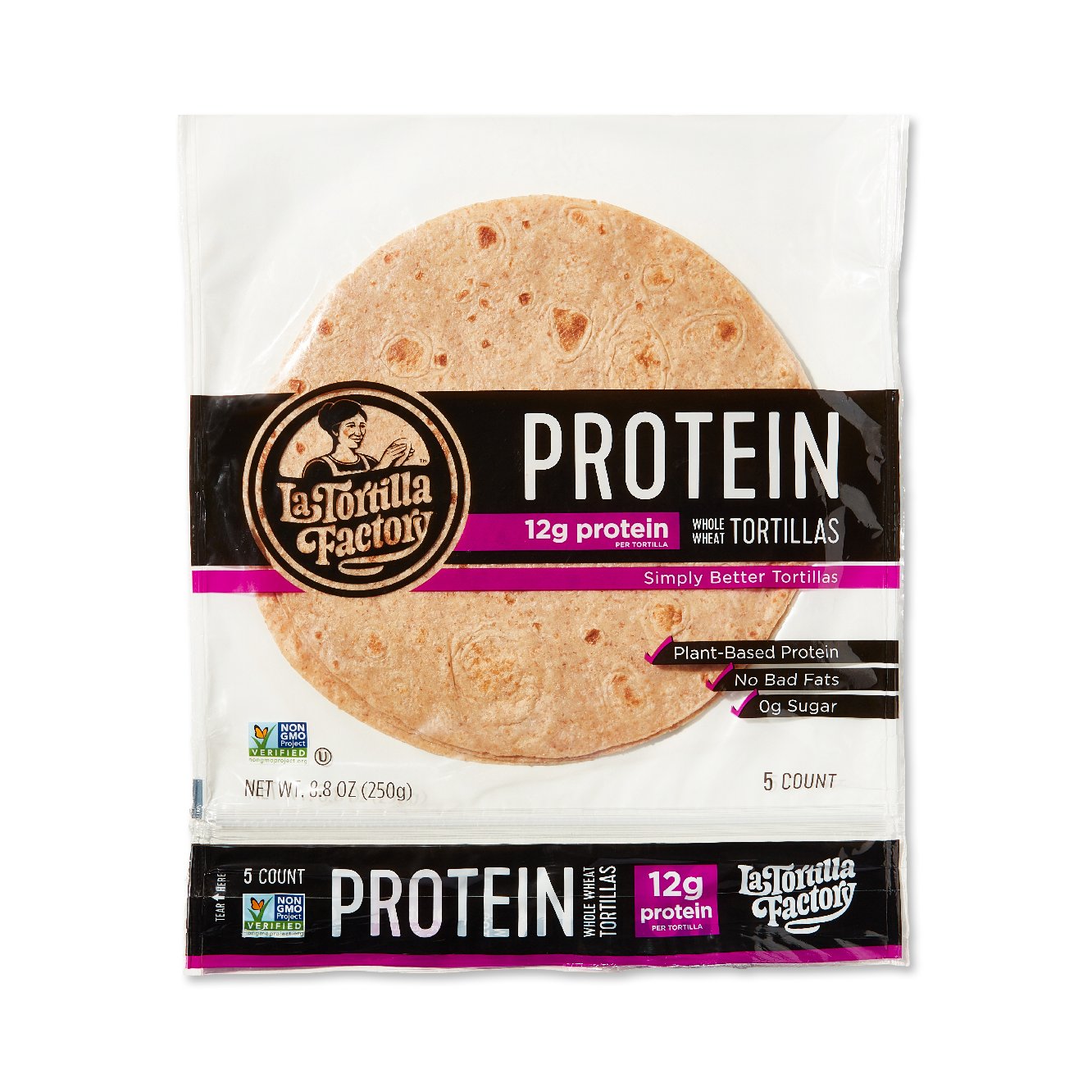 La Tortilla Factory Protein Whole Wheat Tortillas Shop Tortillas at HEB