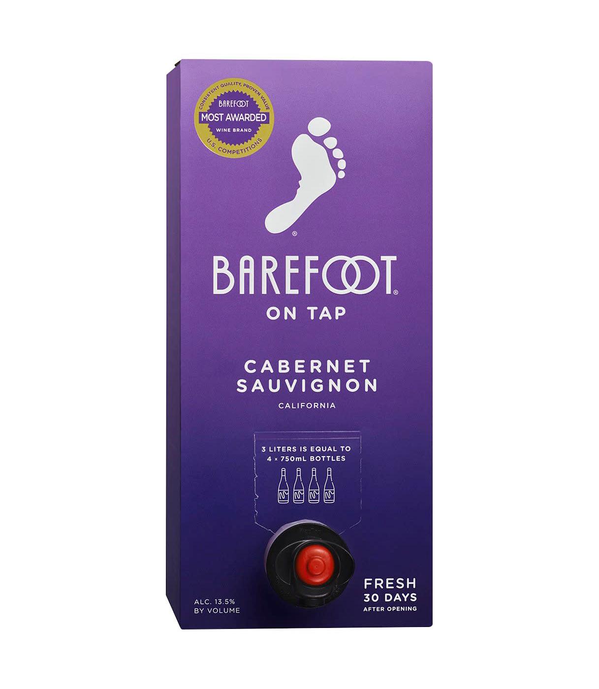Barefoot On Tap Cabernet Sauvignon Red Wine Box; image 1 of 7