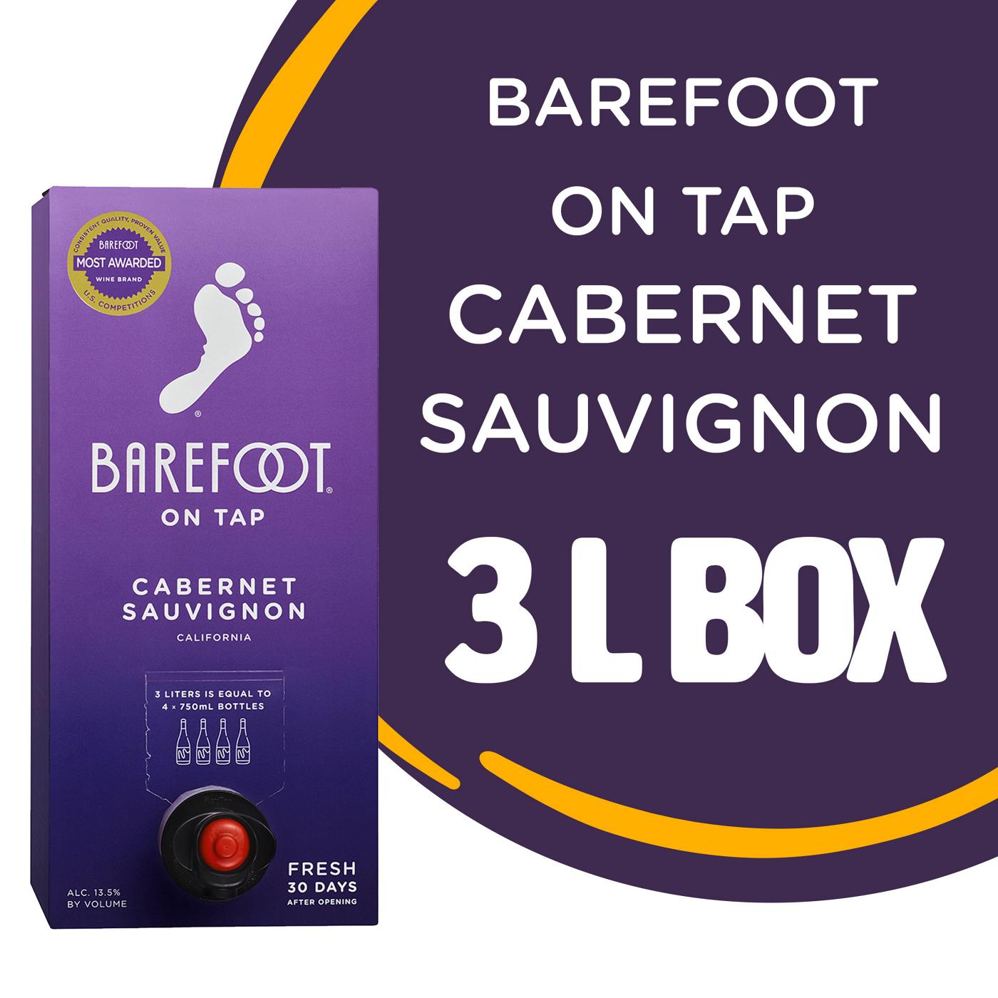 Barefoot On Tap Cabernet Sauvignon Red Wine Box; image 6 of 7