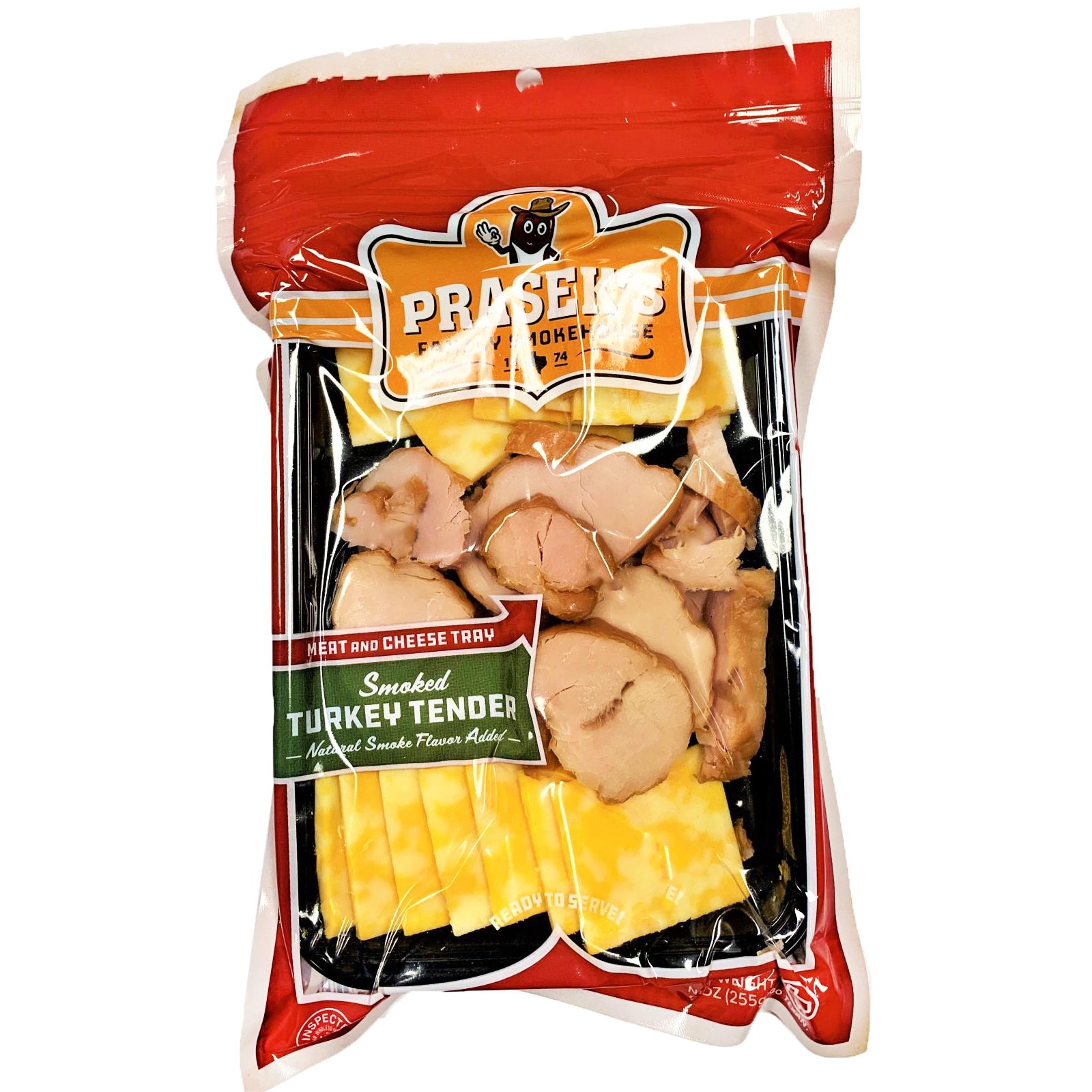 Prasek's Smoked Turkey Tenderloin & Cheese Tray, 9 oz