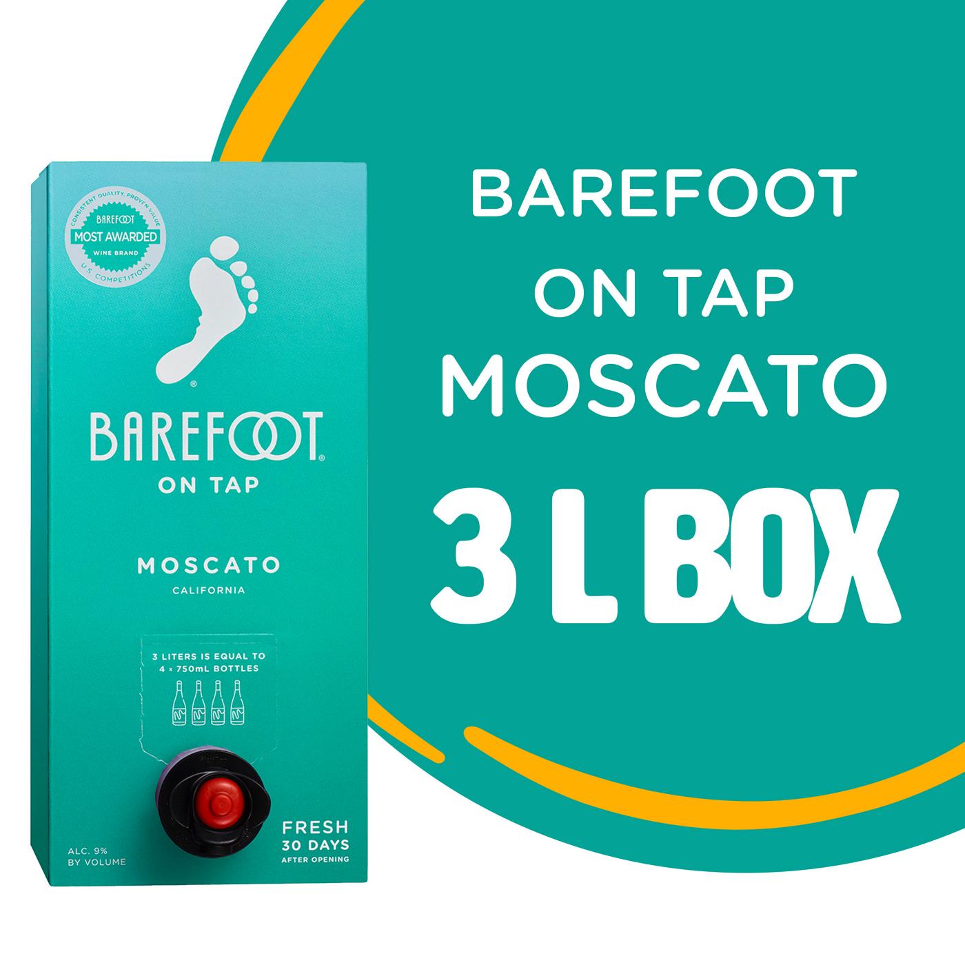 Barefoot On Tap Moscato White Wine Box; image 6 of 7