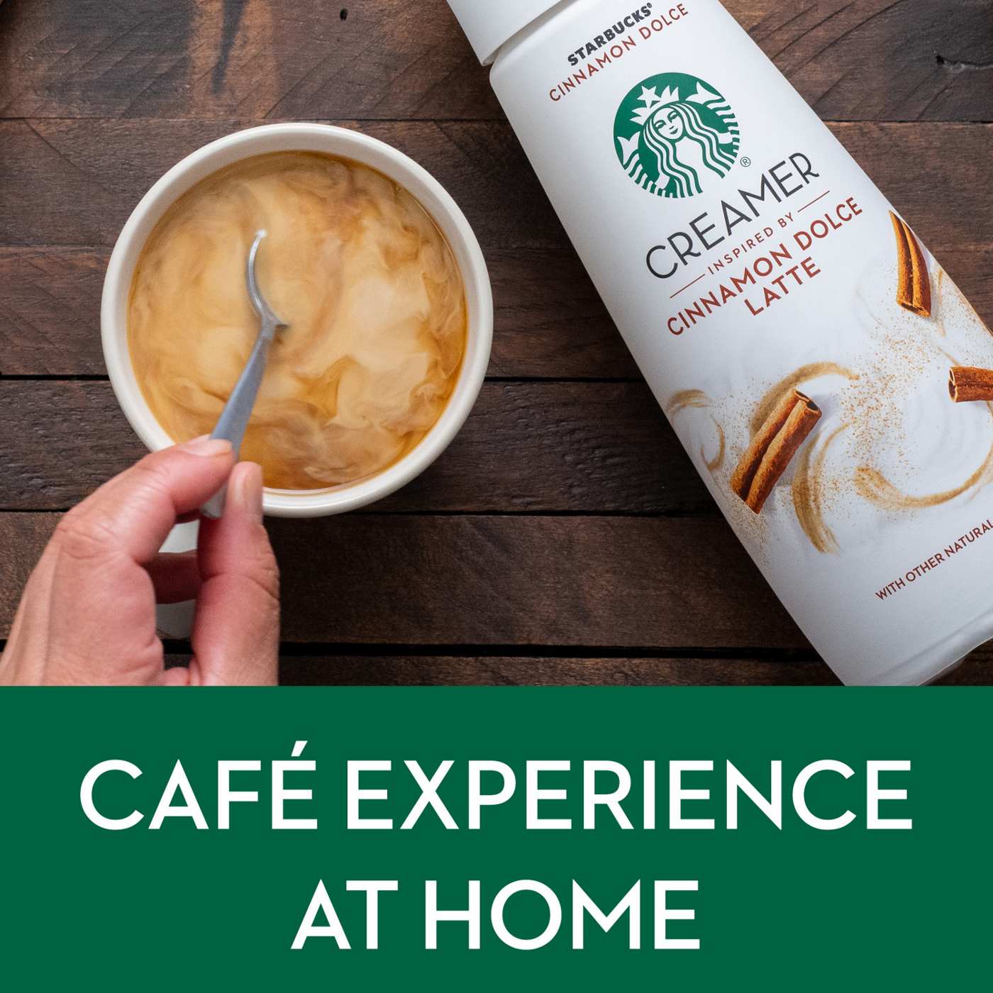 Starbucks Cinnamon Dolce Latte Coffee Creamer; image 3 of 8
