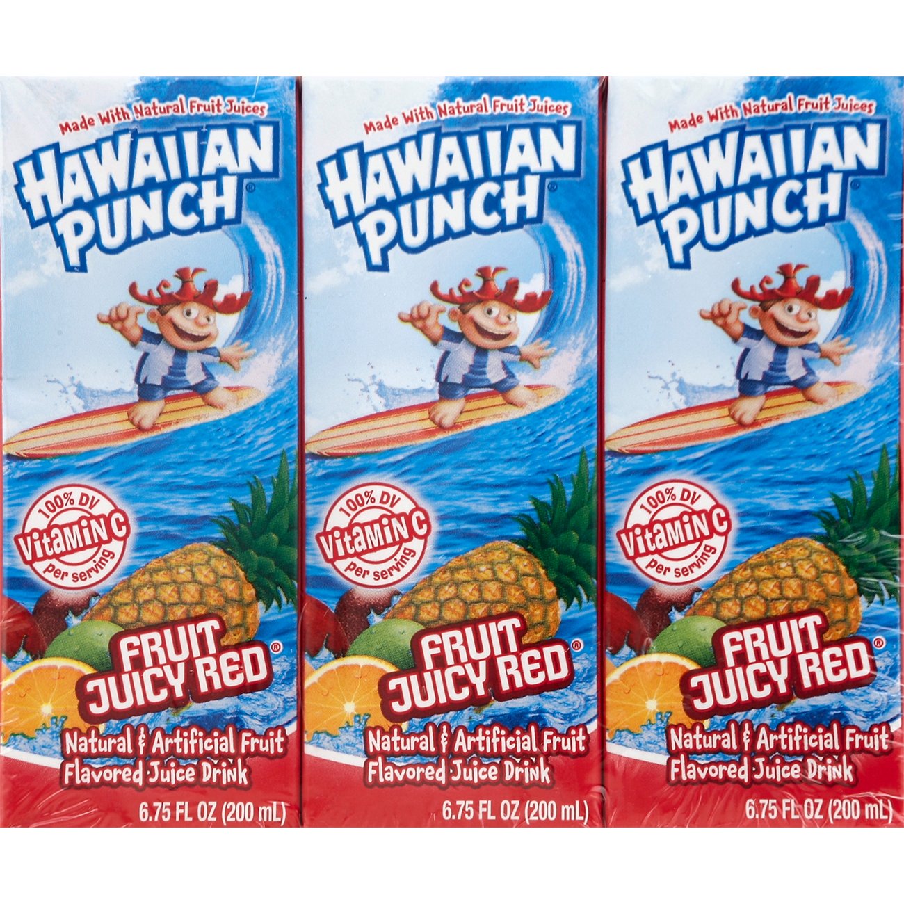 Hawaiian Punch Fruit Juicy Red Juice Drink 6.75 Boxes Shop Juice at HEB