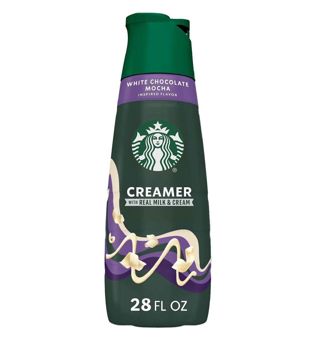 Starbucks White Chocolate Mocha Liquid Coffee Creamer; image 1 of 8