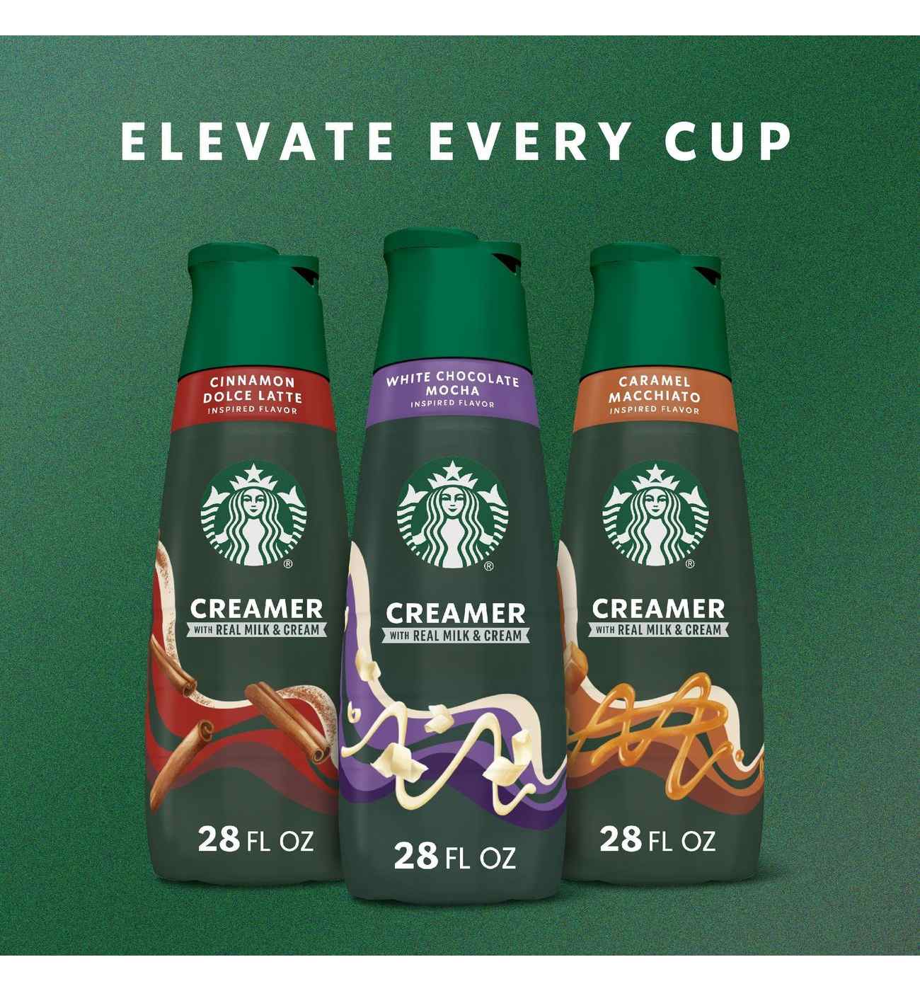 Starbucks White Chocolate Mocha Liquid Coffee Creamer; image 7 of 8