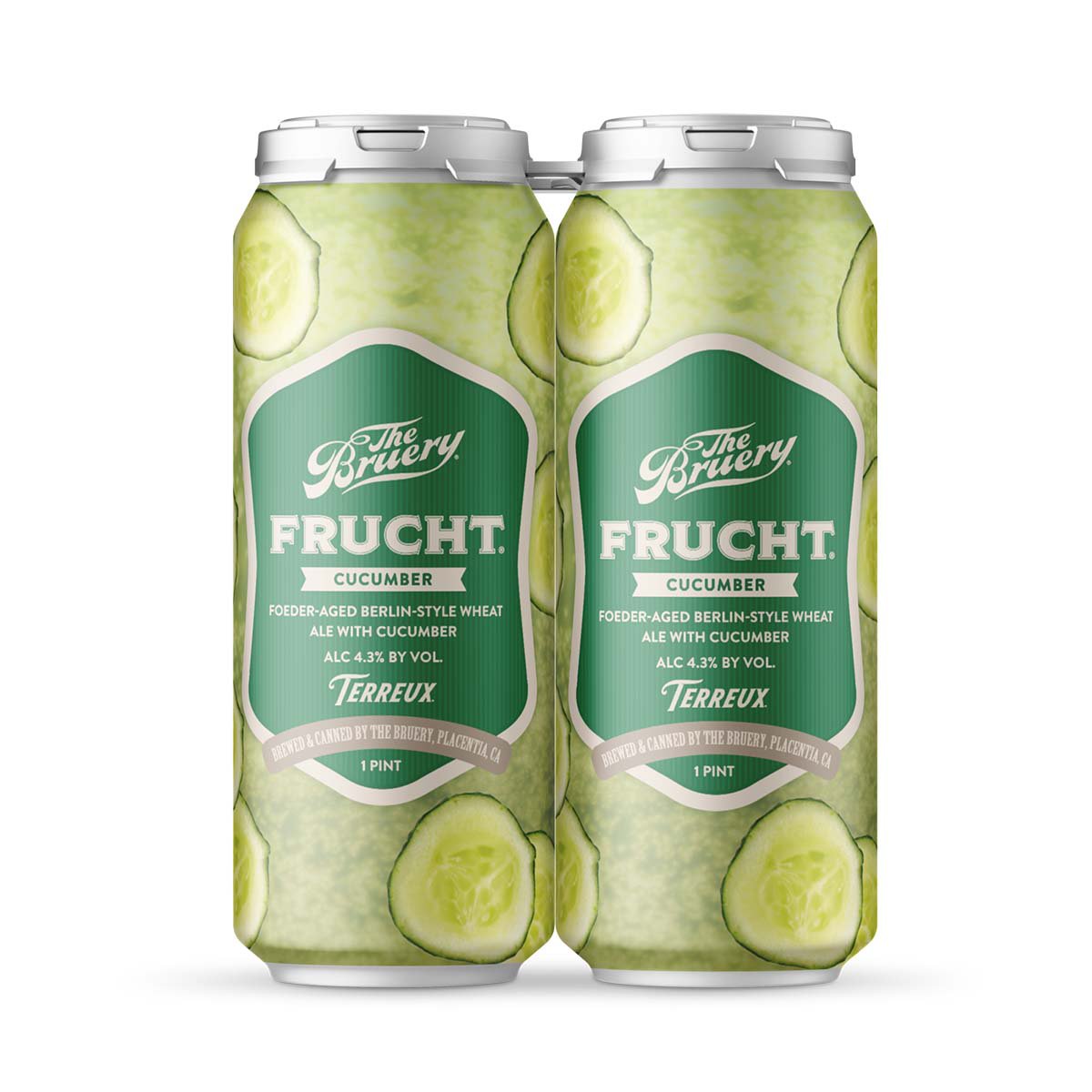 The Bruery Frucht Cucumber Wheat Ale 16 Oz Cans - Shop Beer At H-E-B