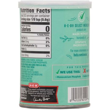 H-E-B Double Acting Baking Powder, 8.1 oz