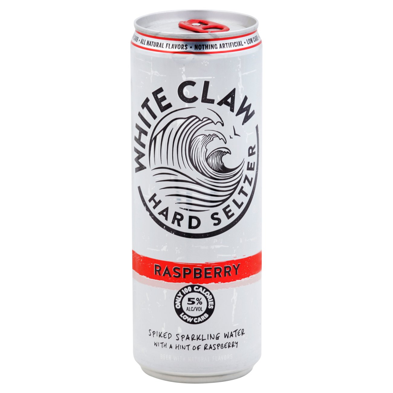 White Claw Raspberry Hard Seltzer Can Shop Malt beverages & coolers at HEB