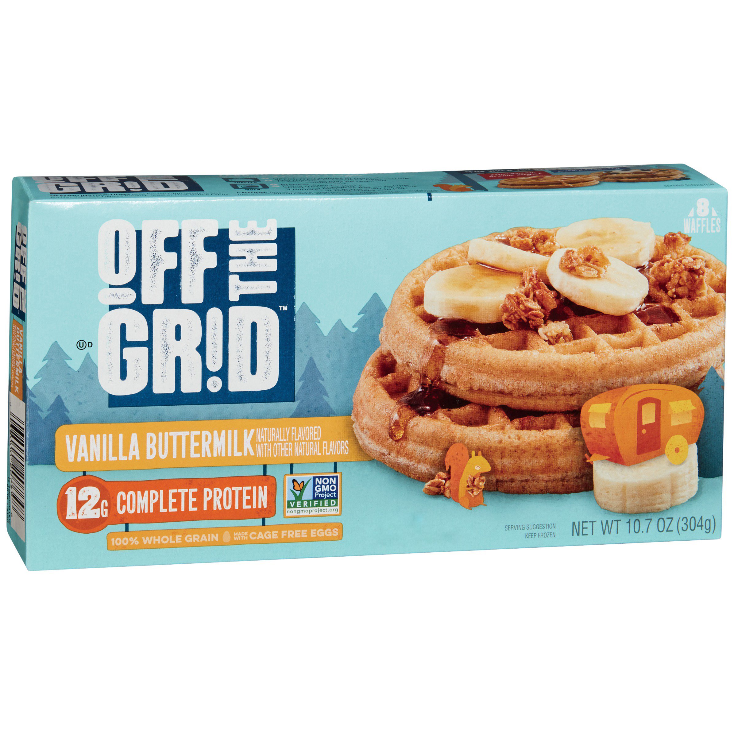 Off the Grid Vanilla Buttermilk Waffles Shop Entrees & Sides at HEB