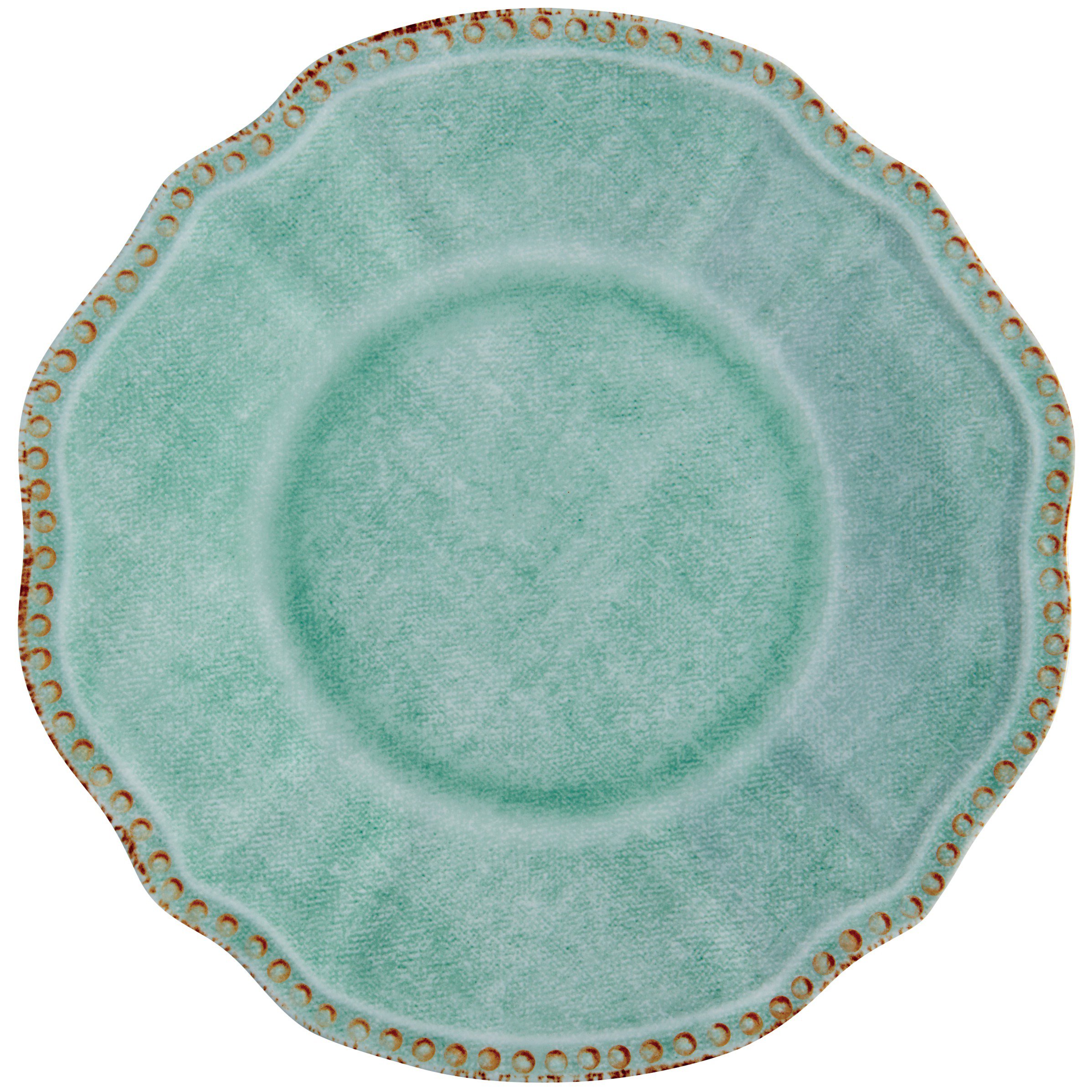 Haven & Key Beaded Sage Dinner Plate Shop Plates at HEB