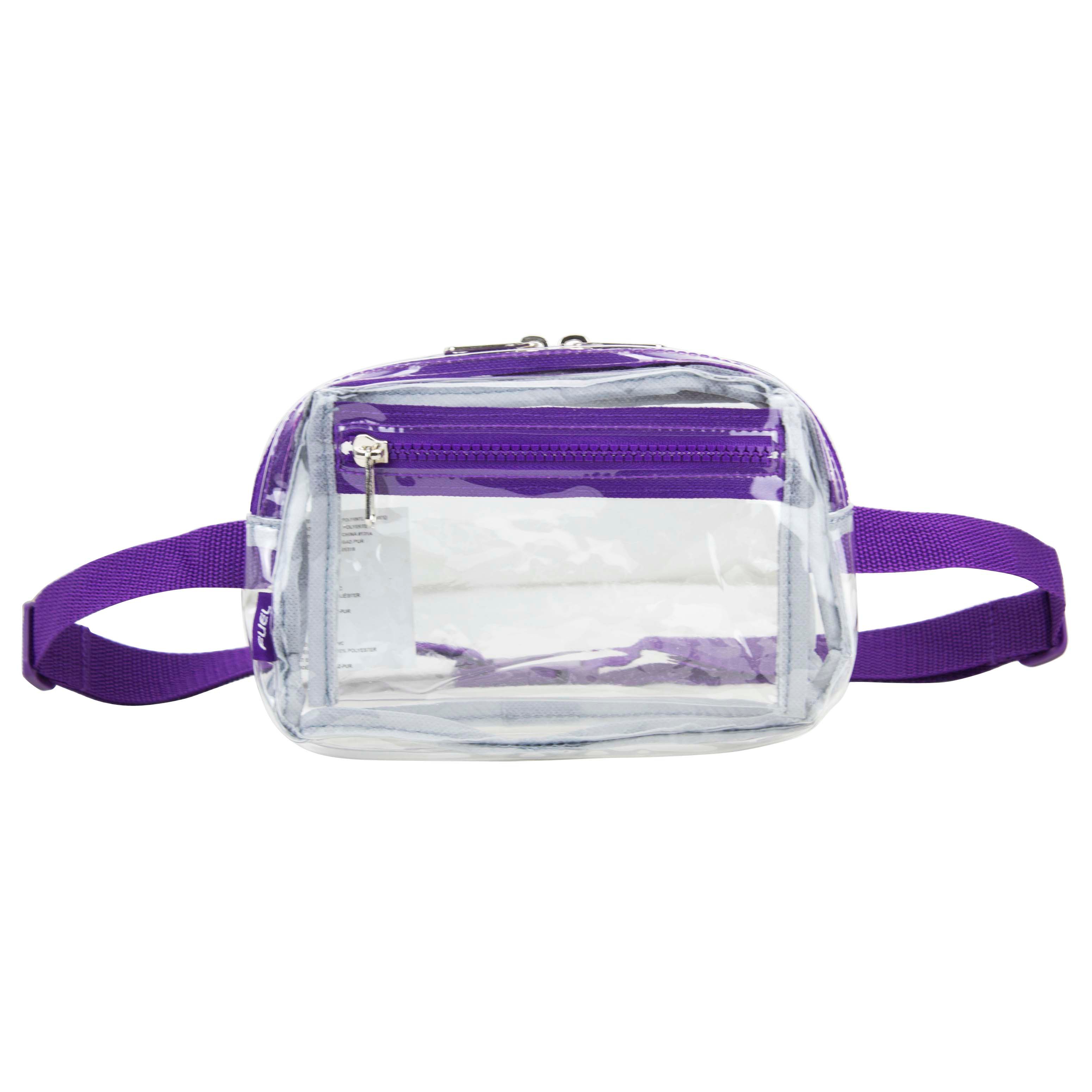 purple belt bag