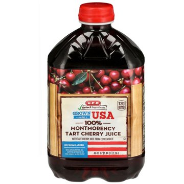 H-E-B 100% Montmorency Tart Cherry Juice, 46 oz