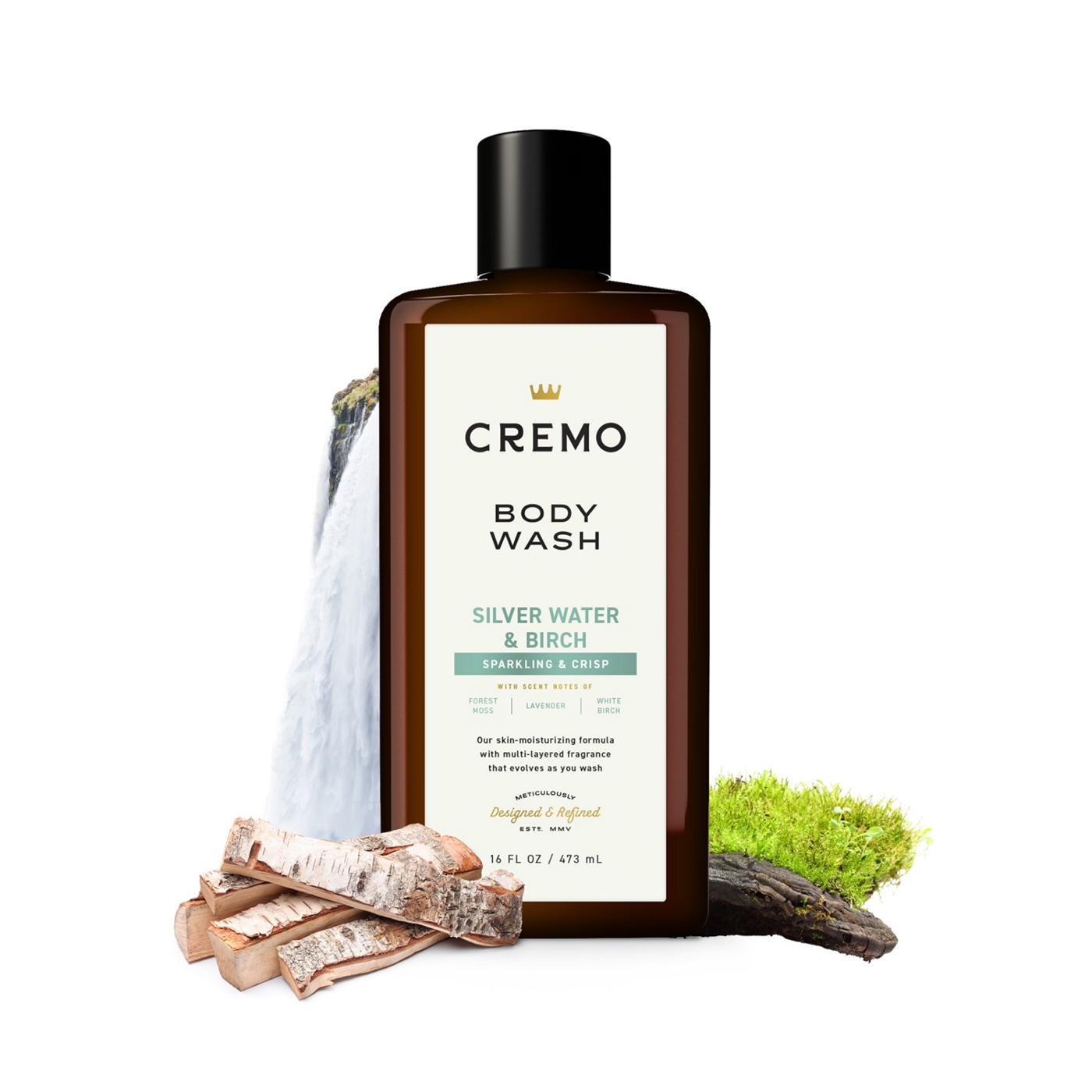 Cremo Body Wash - Silver Water & Birch; image 3 of 6