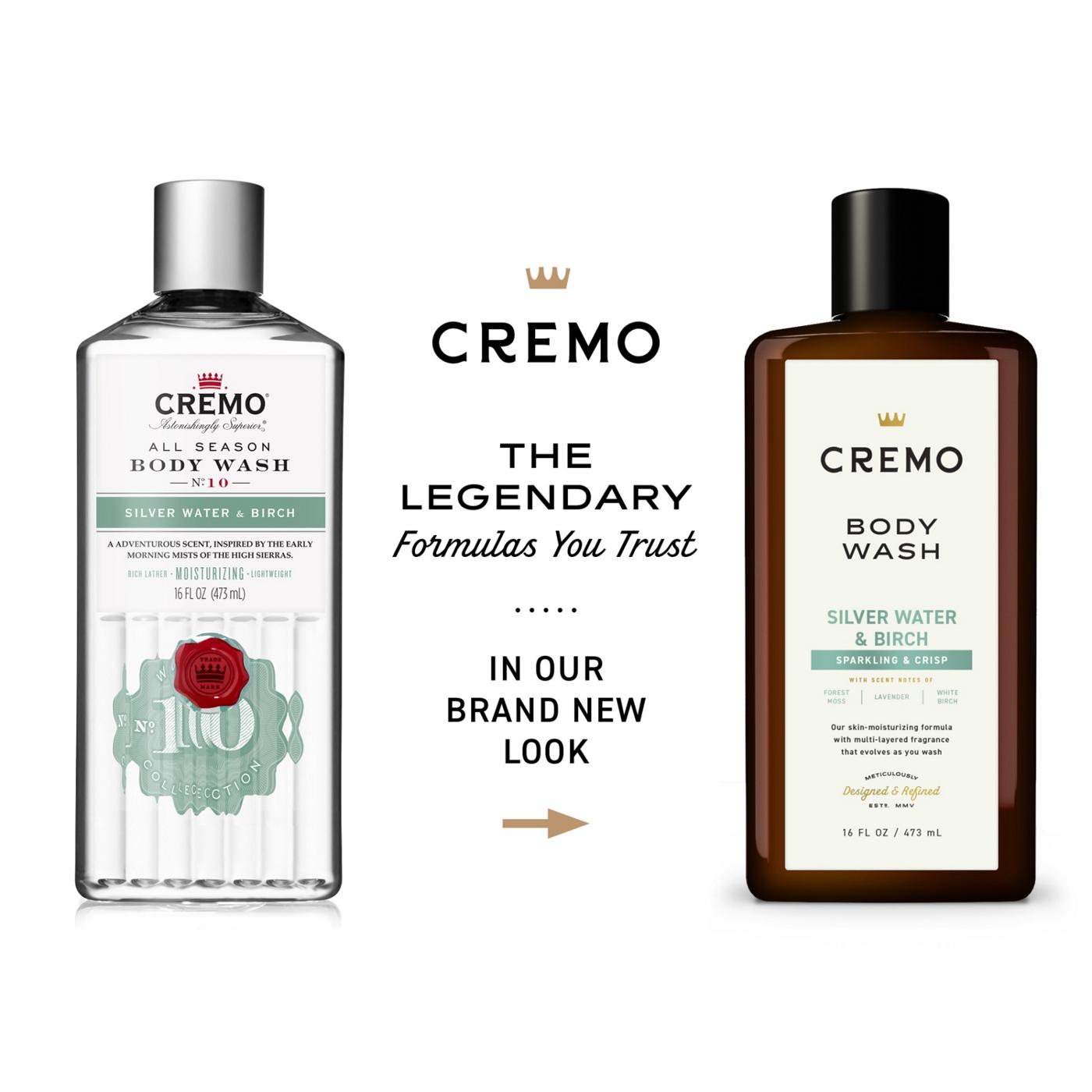 Cremo Body Wash Silver Water & Birch Shop Body wash at HEB