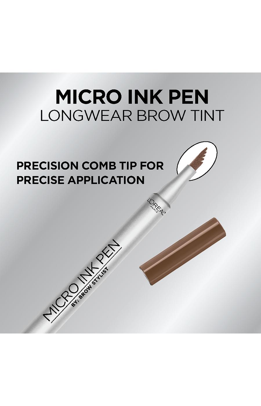 L'Oréal Paris Brow Stylist Micro Ink Pen by Brow Stylist, Up to 48HR ...