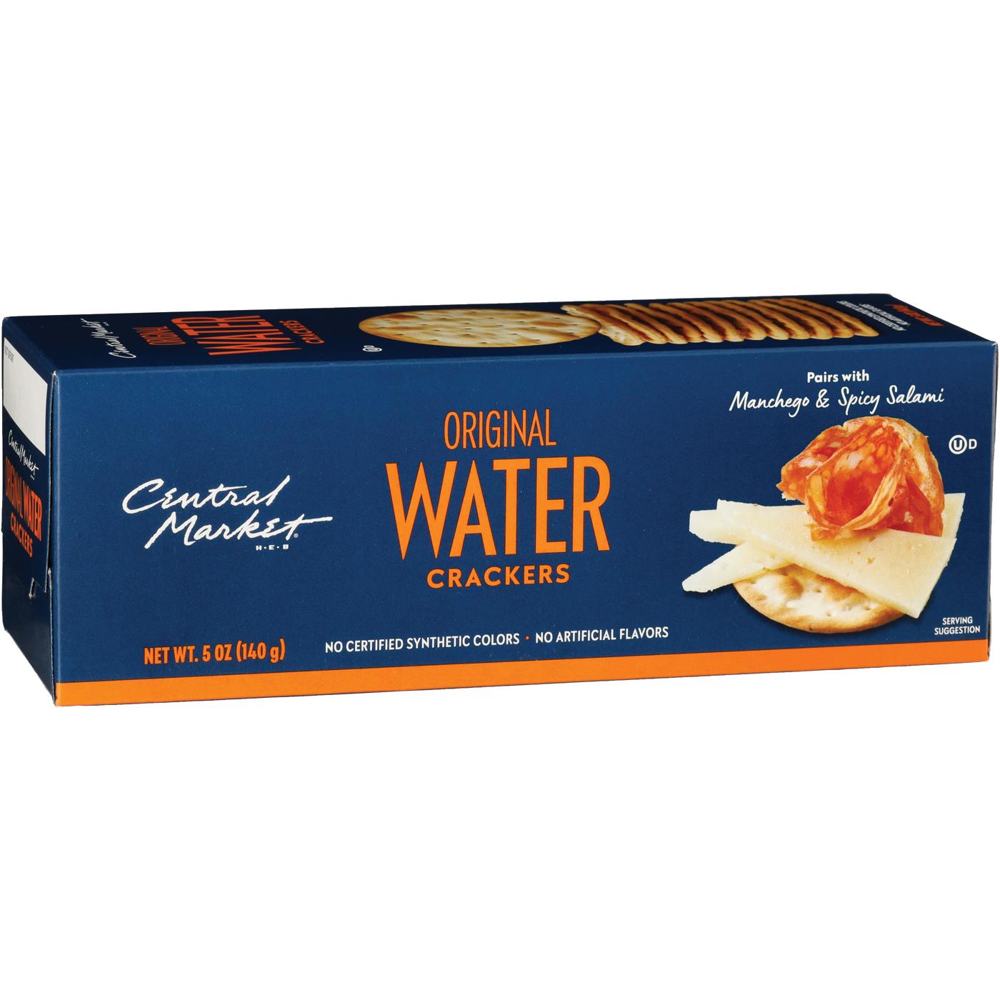 Central Market Original Water Crackers Shop Crackers & breadsticks at HEB