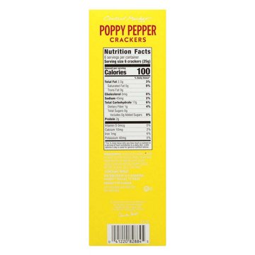 Central Market Poppy Pepper Crackers