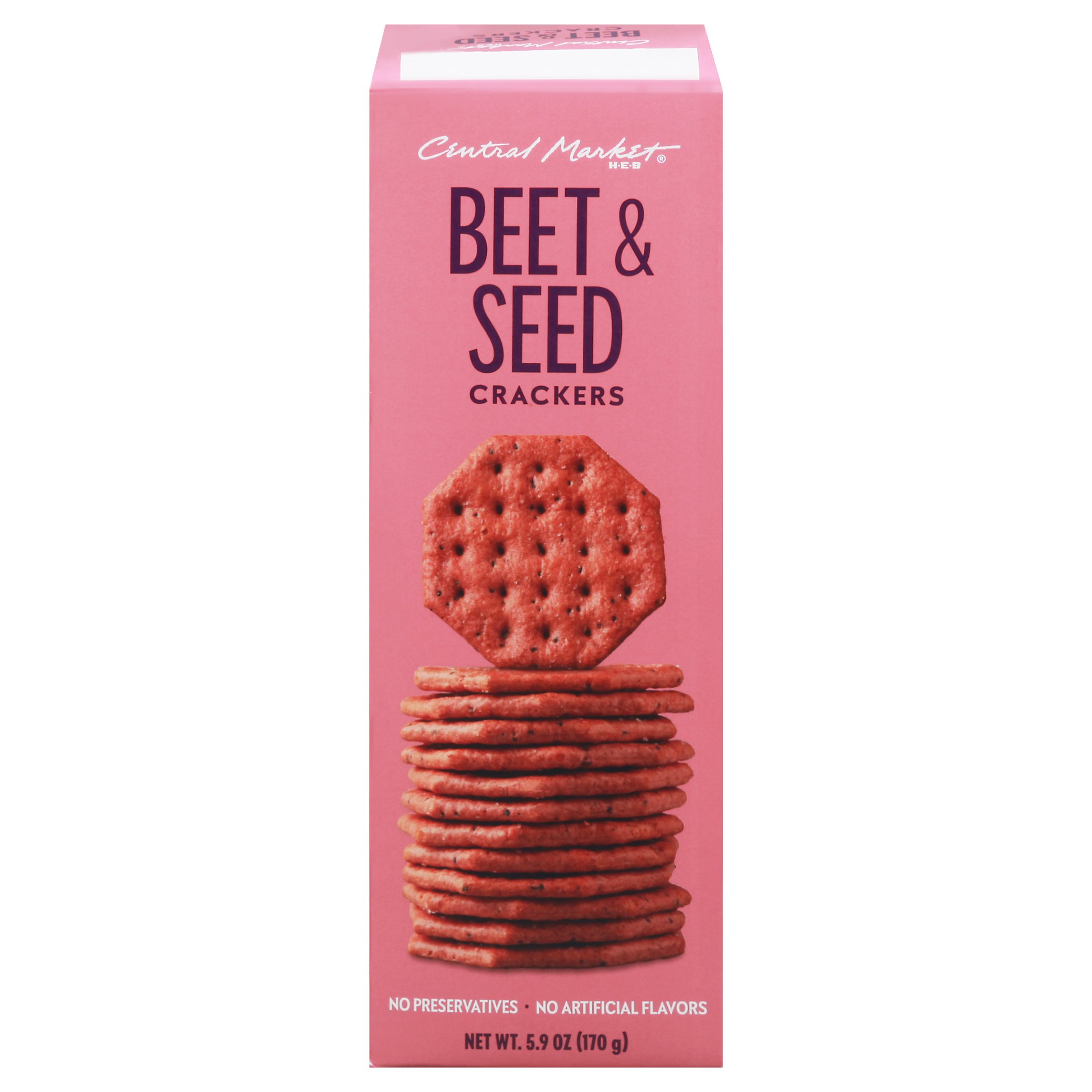Central Market Beet & Seed Crackers Shop Crackers & Breadsticks at HEB