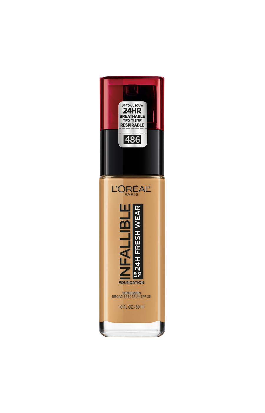 L'Oréal Paris Infallible Up to 24 Hour Fresh Wear Foundation - Lightweight Toasted Almond; image 1 of 7