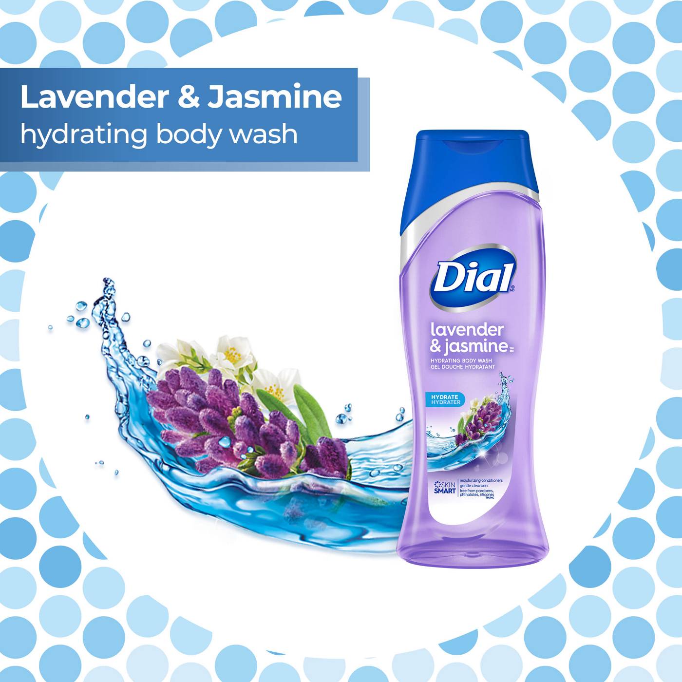 Dial Body Wash - Lavender & Jasmine Scent; image 5 of 6