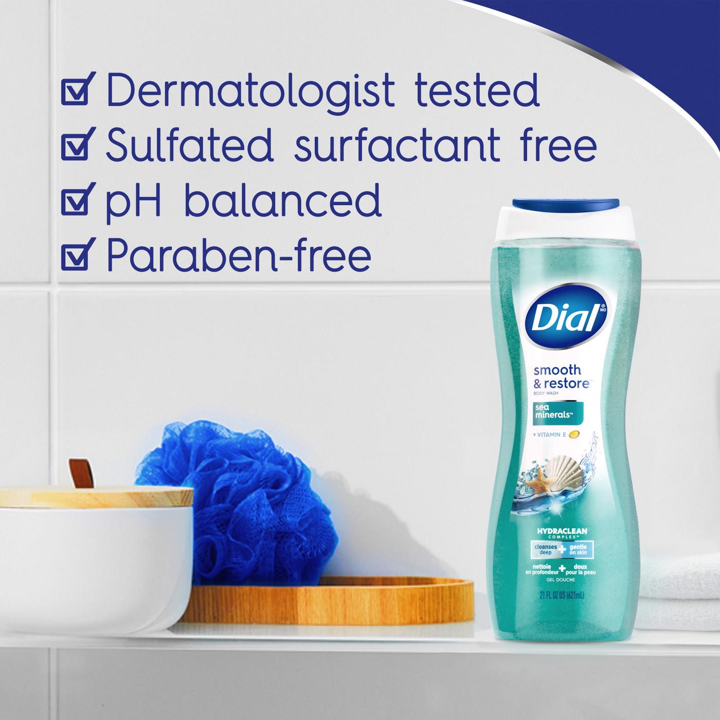 Dial Soothe & Restore Body Wash Sea Minerals Shop Body wash at HEB