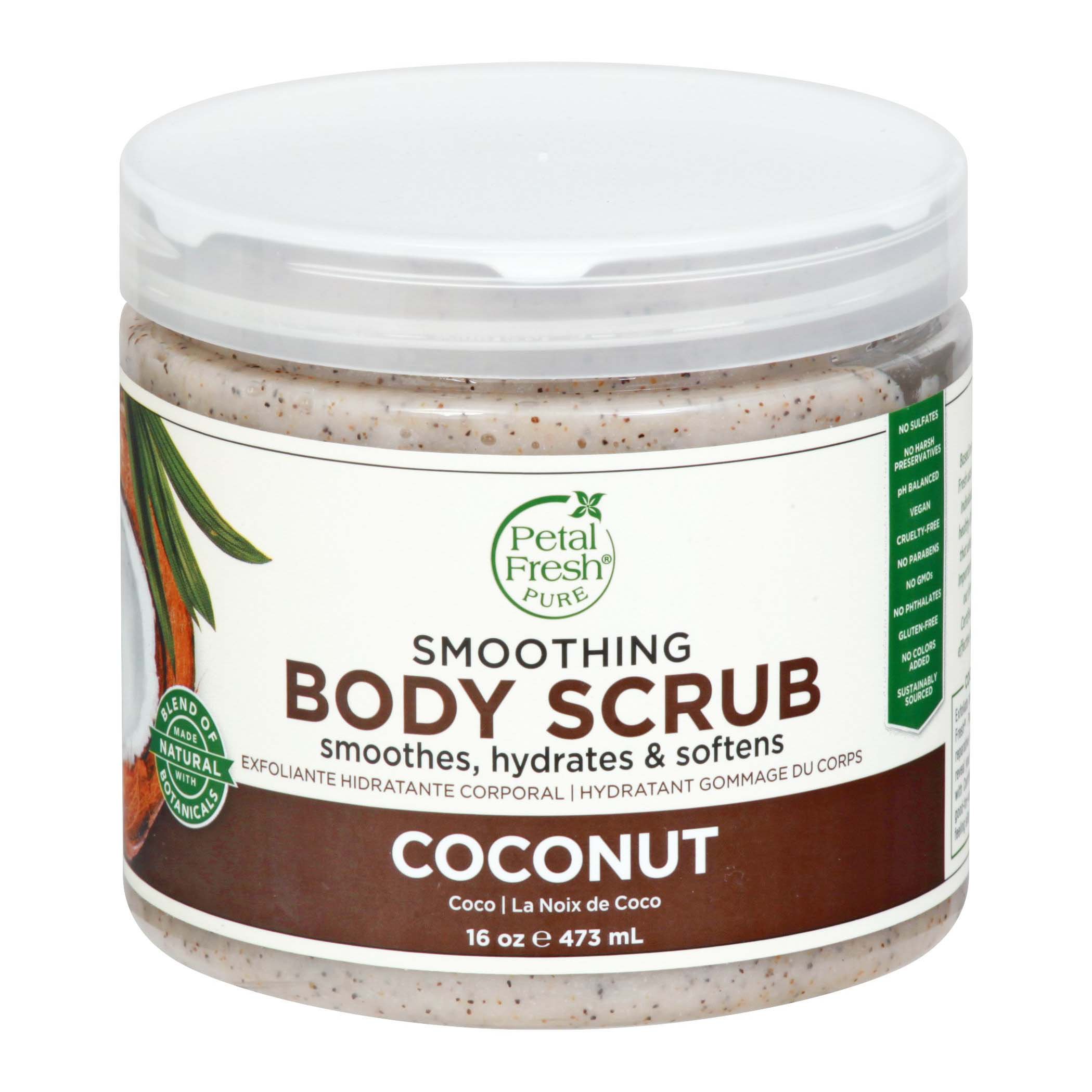 Petal Fresh Smoothing Body Scrub Coconut - Shop Body Scrubs at H-E-B