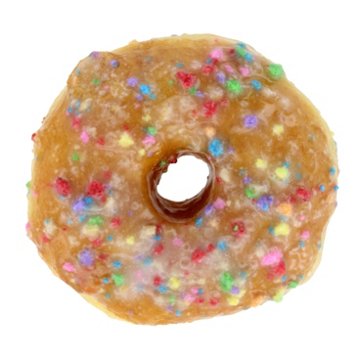 H-E-B Bakery Birthday Cake Glazed Donut
