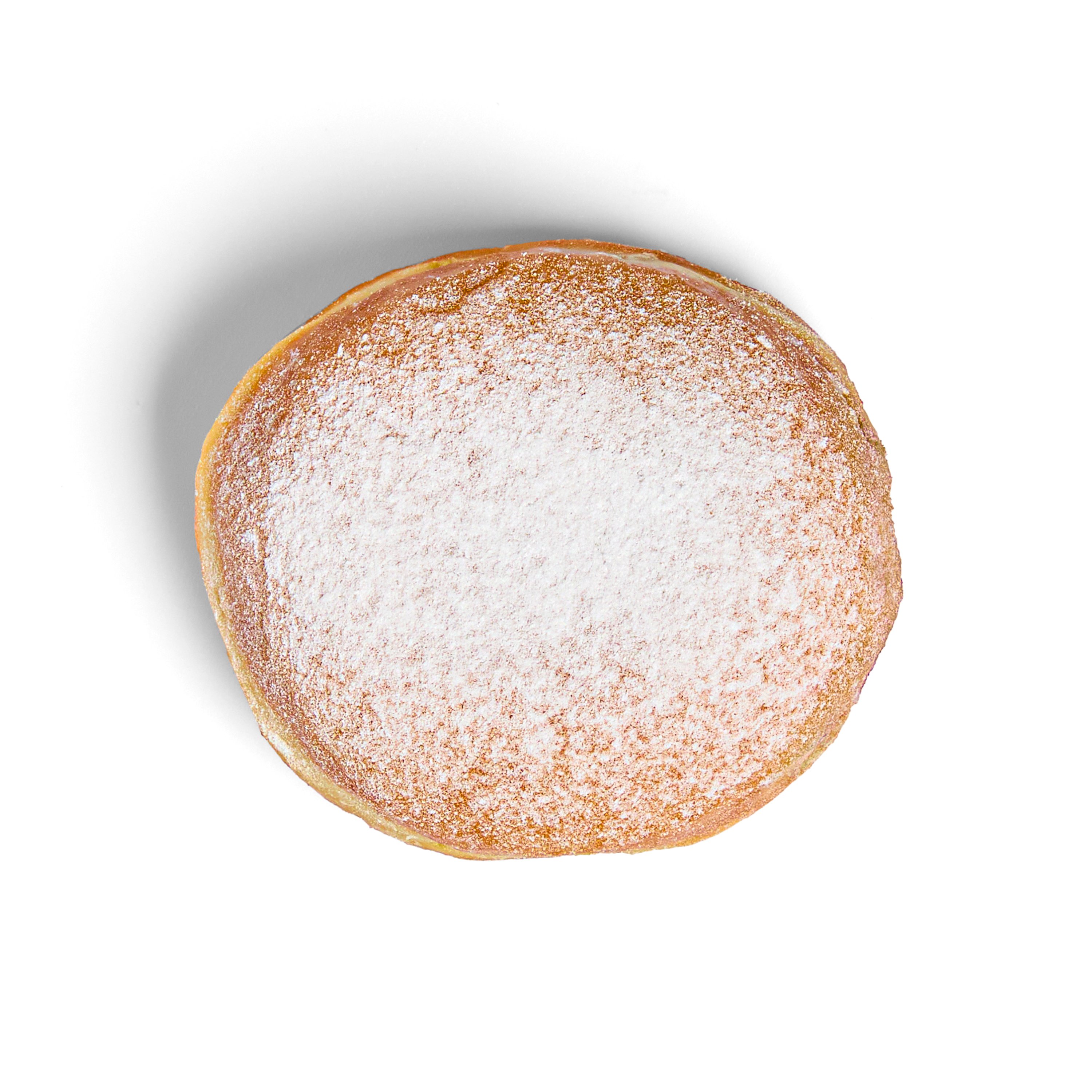 HEB Bakery Strawberry Filled Powdered Sugar Bismark Donut Shop