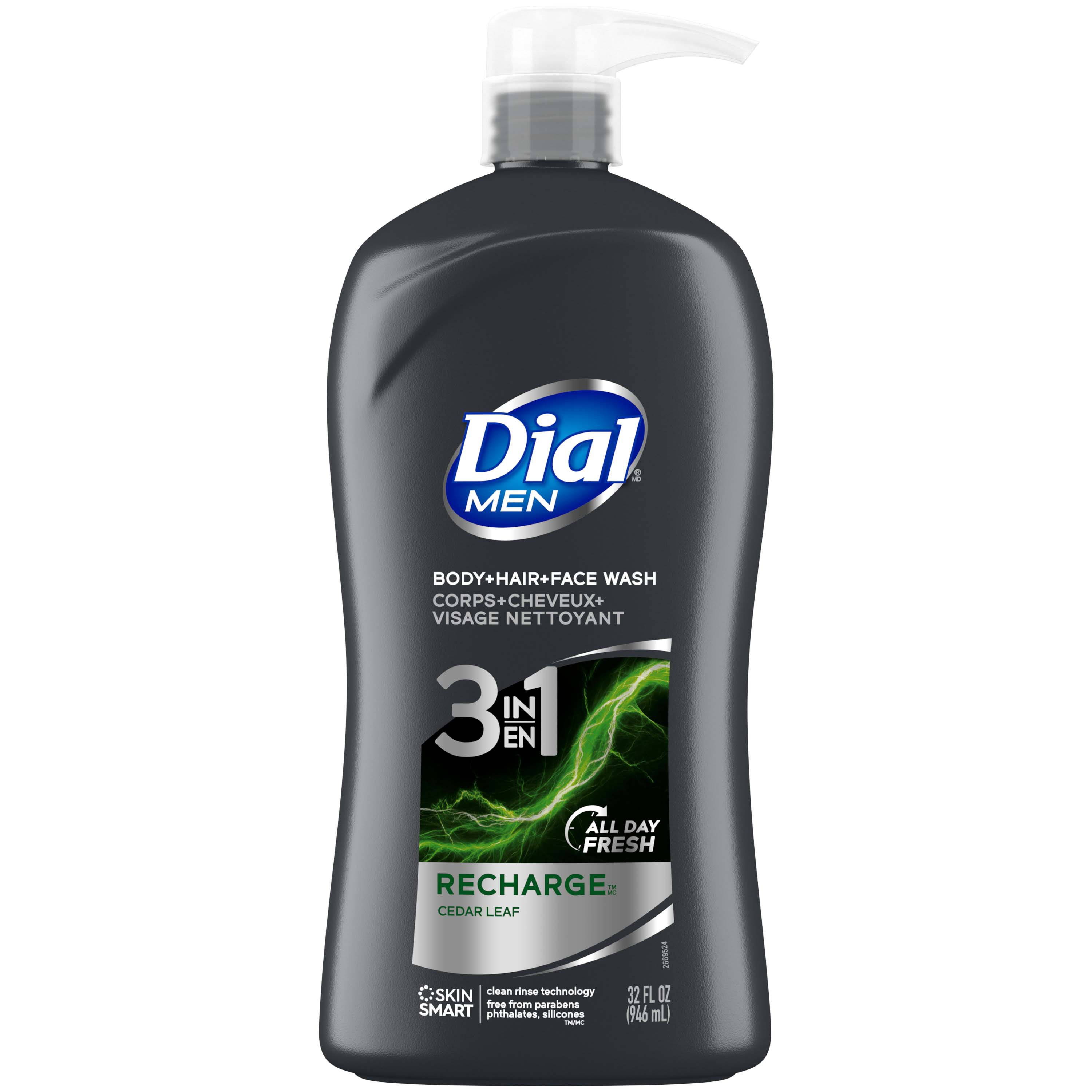 Dial Men 3in1 Body, Hair and Face Wash Recharge Shop Body wash