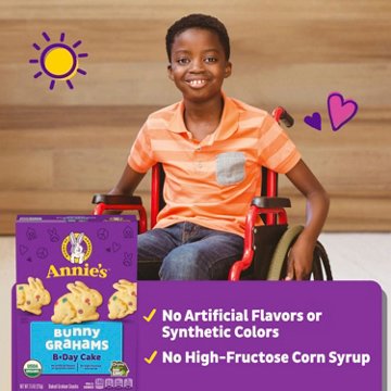 Annie's Organic Birthday Cake Bunny Grahams 