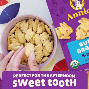 Annie's Organic Birthday Cake Bunny Grahams 