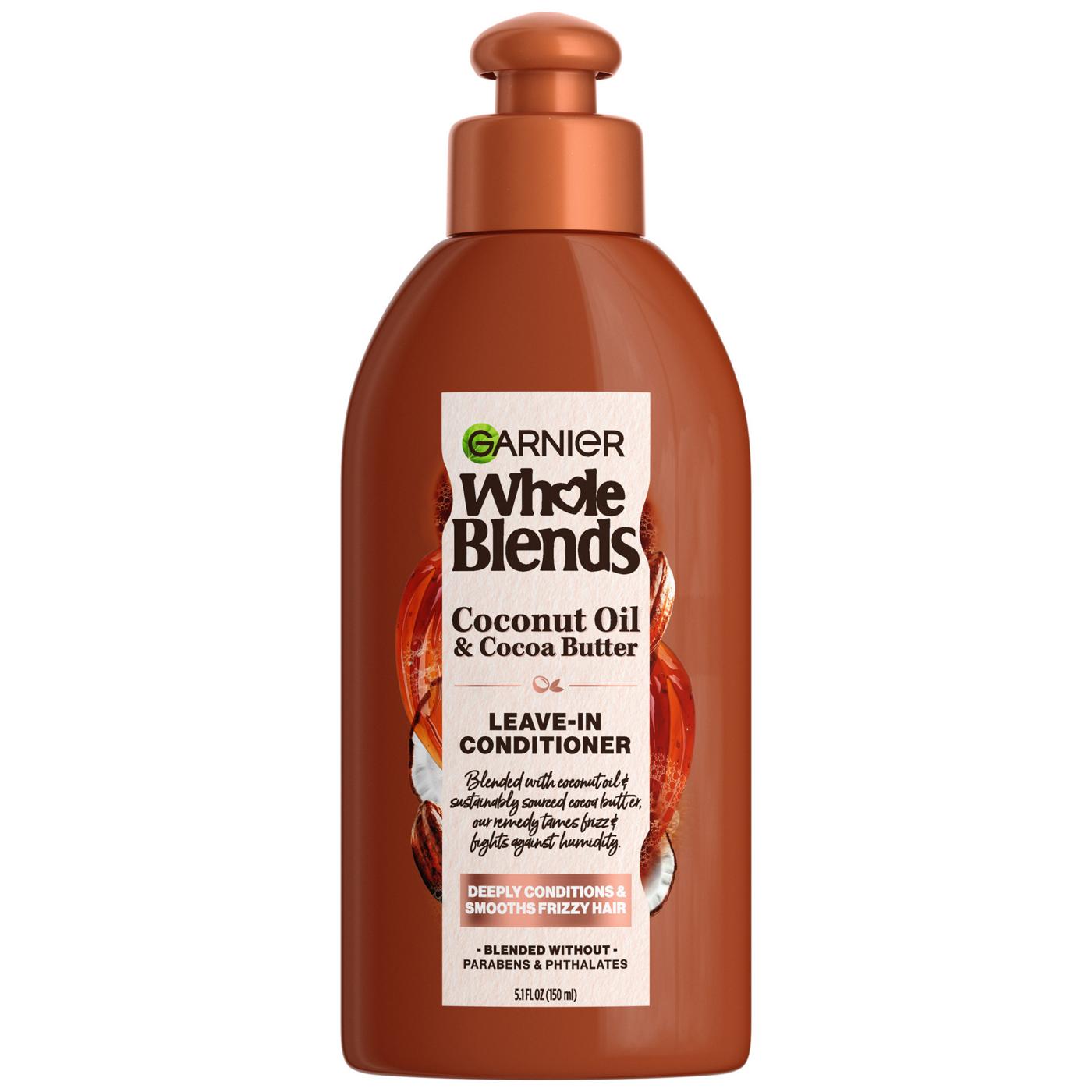 Garnier Whole Blends LeaveIn Conditioner, Coconut Oil and Cocoa Butter