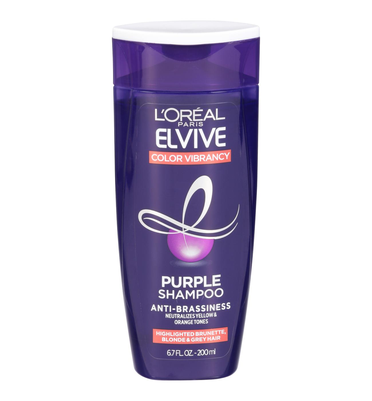 L'Oréal Paris Elvive Color Vibrancy Purple Shampoo; image 1 of 3