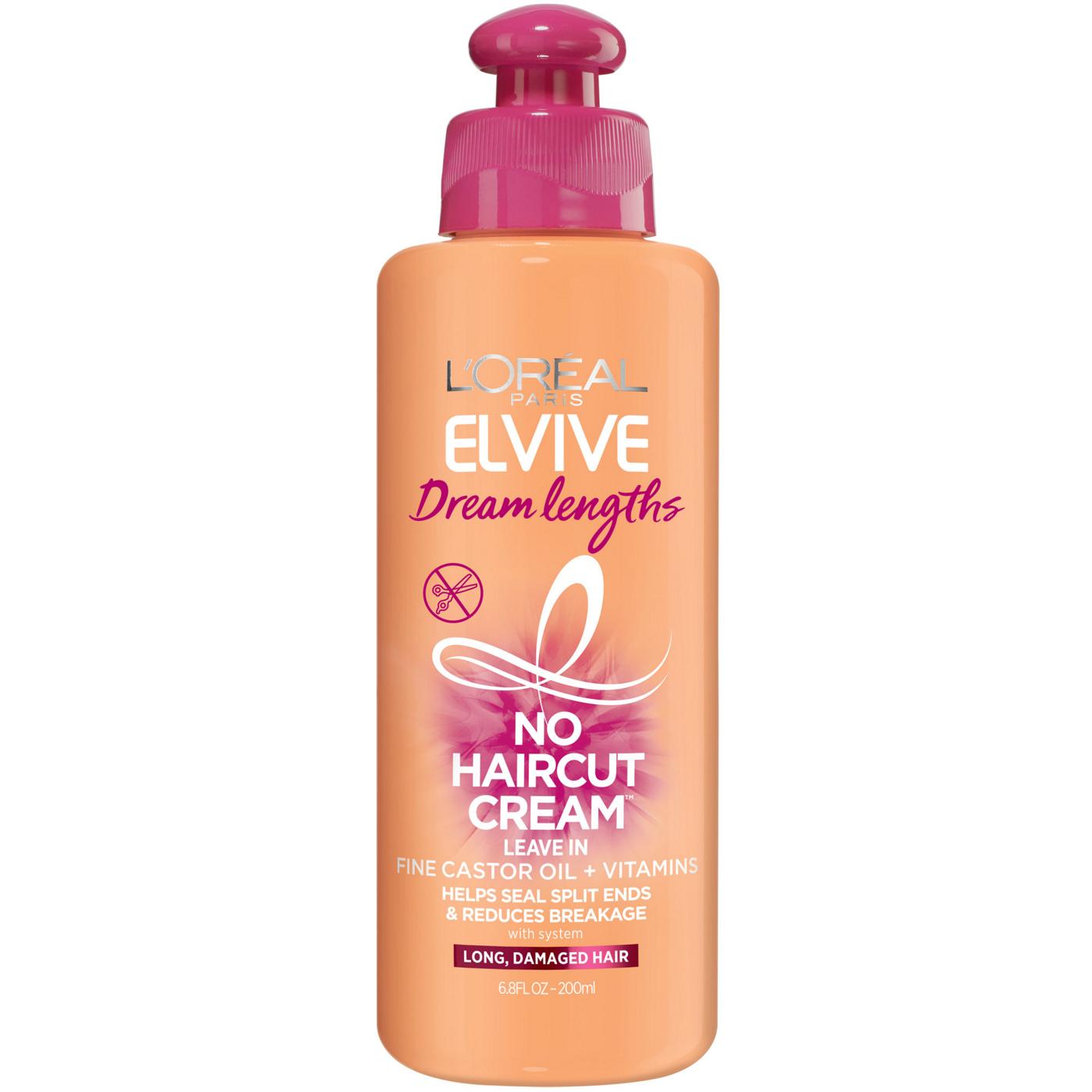 L'Oréal Paris Elvive Dream Lengths No Haircut Cream Leave In Conditioner; image 1 of 8