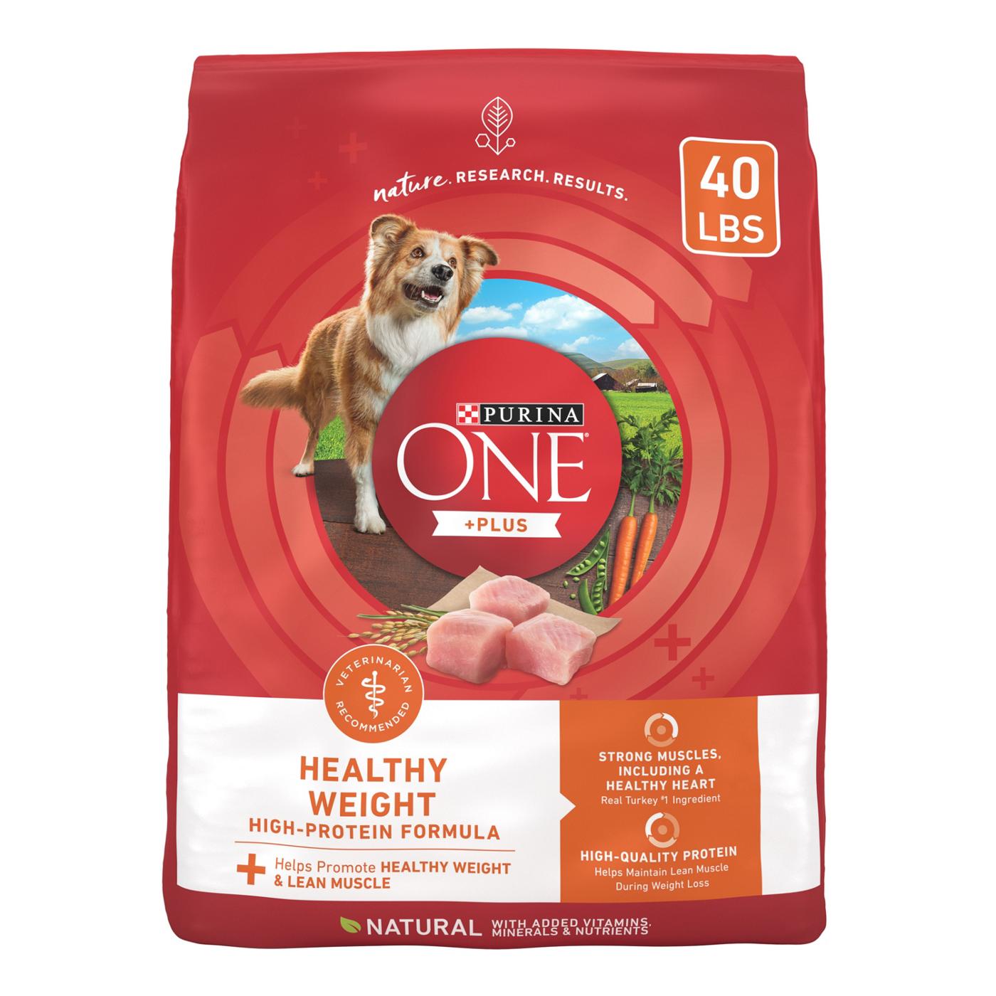 Purina ONE Purina ONE Plus Healthy Weight High-Protein Dog Food Dry Formula; image 1 of 6